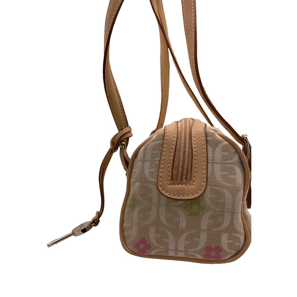 Y2K Fossil Pastel Mini Purse Leather Bottom - Picture 5 of 11